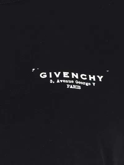 Givenchy Black Cotton Jersey Crewneck T-shirt