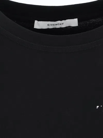 Givenchy Black Cotton Jersey Crewneck T-shirt