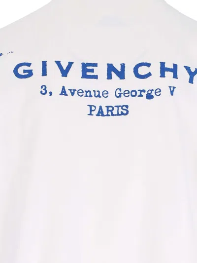 Givenchy White Cotton Jersey Crewneck T-shirt
