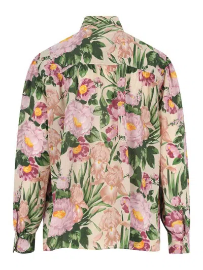 Chloé Chloe Printed Crepe Shirt