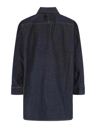 Givenchy Collared Neck Structured Long Sleeves Top