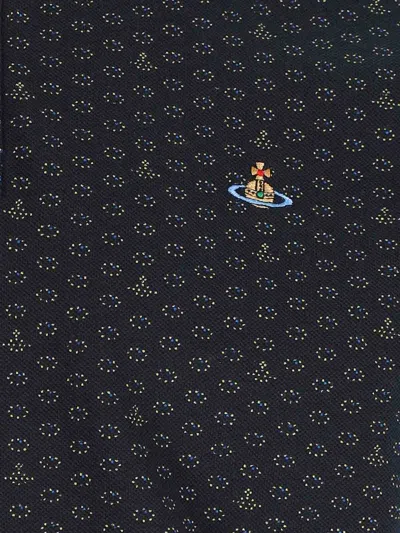 Vivienne Westwood Polo In Piquet Stampato   Uomo