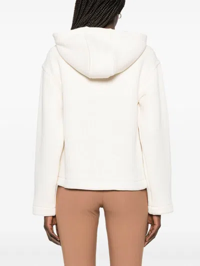 Max Mara Hooded Oversized Knitwear Ribbed Cuffs