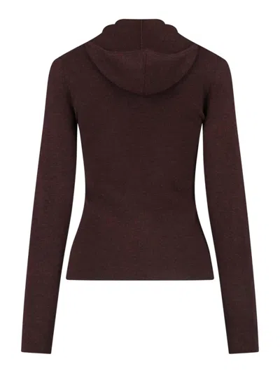 Victoria Beckham Logo Zip Sweatshirt