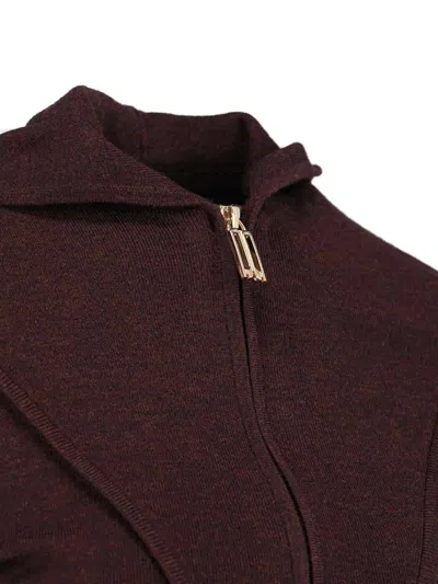 Victoria Beckham Logo Zip Sweatshirt