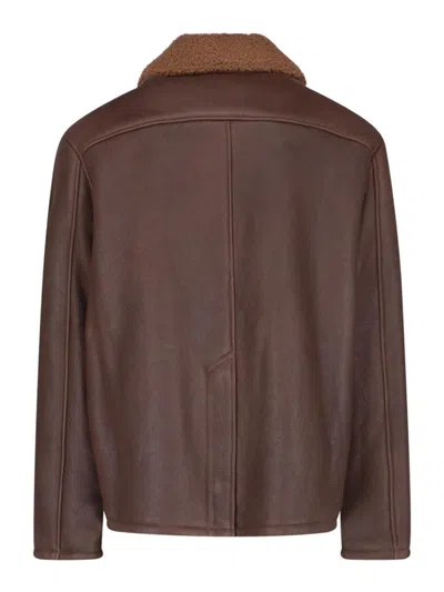 Our Legacy Shearling Collar Front Pockets Jacket
