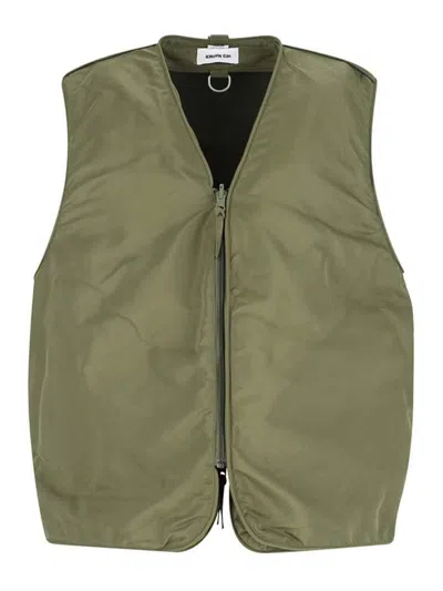 Hed Mayner Sleeveless Utility Jacket With Front Zip