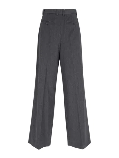 Mm6 Maison Margiela Mm6 By Maison Margiela High-waisted Tailored Pants With Wide Leg
