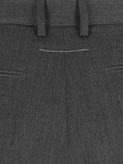 Mm6 Maison Margiela Mm6 By Maison Margiela High-waisted Tailored Pants With Wide Leg