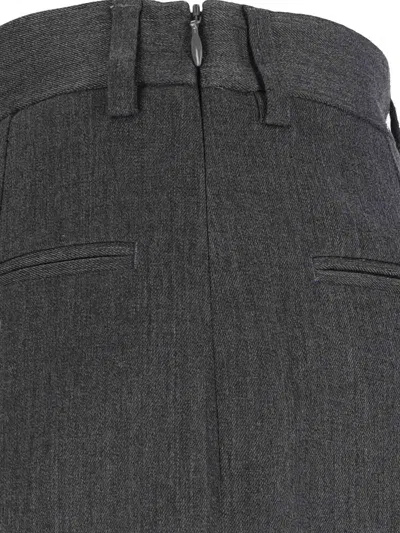 Mm6 Maison Margiela Mm6 By Maison Margiela High-waisted Tailored Pants With Wide Leg