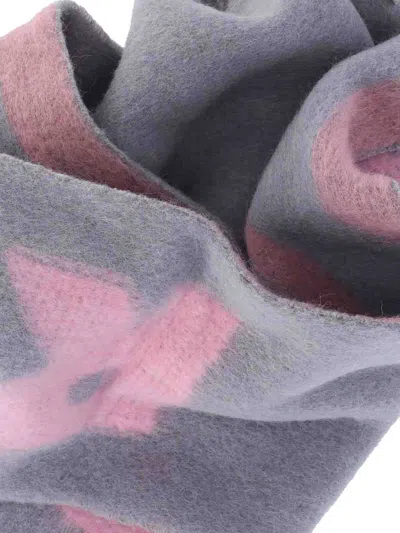 Marni Wool Scarf With Alternating Stripes