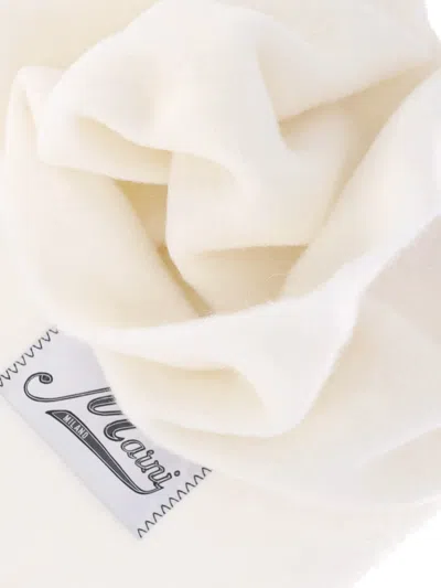 Marni Plush Off-white Alpaca Blend Scarf
