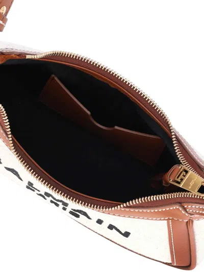 Balmain B-army Canvas And Leather Shoulder Bag