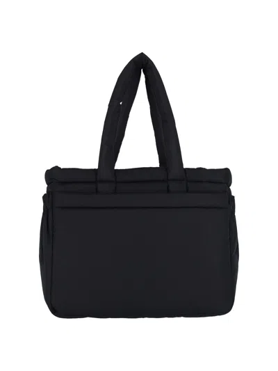 Marni Quilted Black Tote Bag With Dual Handles
