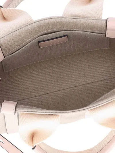 Chloé Chloè Woody Small Canvas Tote