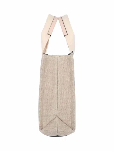 Chloé Chloè Woody Small Canvas Tote
