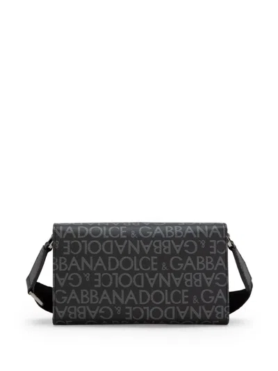 Dolce & Gabbana Allover Logo Crossbody Bag