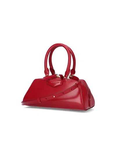Givenchy Womens Antigona East-west Small Leather Handbag Vermillon