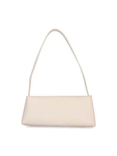 Marni Borsa A Spalla Museo Baguette In Pelle Crema