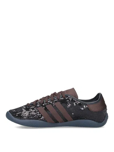 Adidas Originals Adidas X Wales Bonner Karintha Lo Sequin Brown In Black