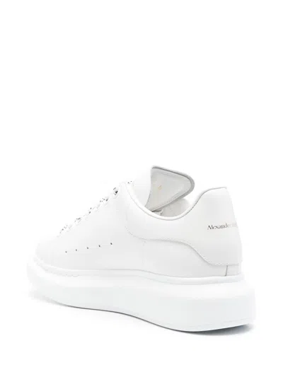 Alexander Mcqueen White Sneakers With Chunky Sole In White