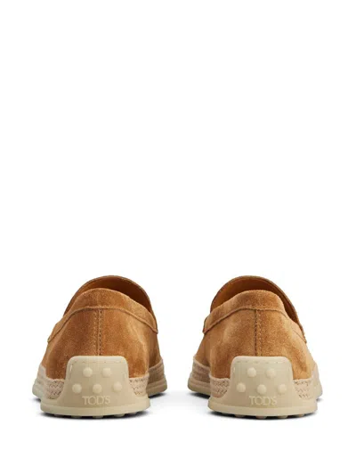 Tod's Slipper Loafers In Suede