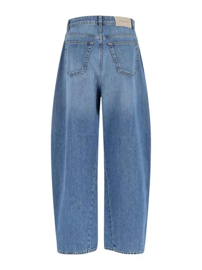 Givenchy Cocoon Pants In Washed Denim