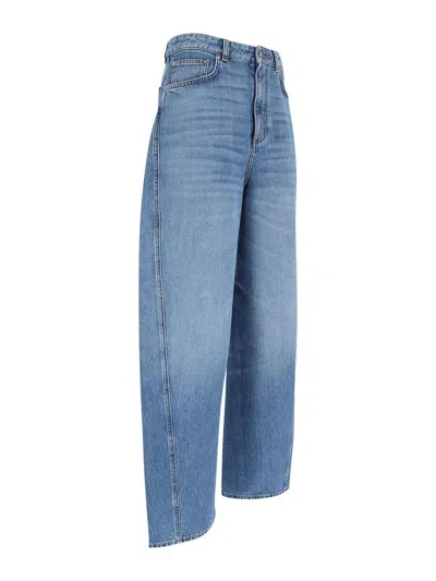 Givenchy Cocoon Pants In Washed Denim
