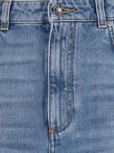 Givenchy Cocoon Pants In Washed Denim