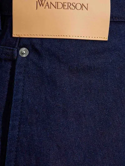 Jw Anderson J.w.anderson 'turn Up Twisted Workwear' Jeans In Blue