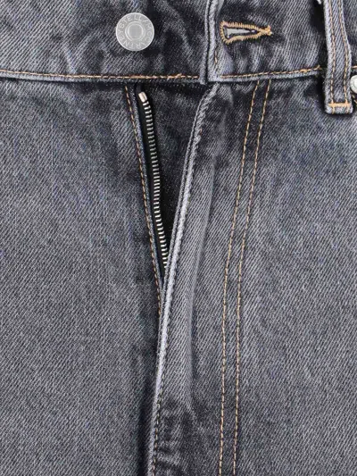 Stella Mccartney Straight Trousers With Belt Loops And Frayed Hem