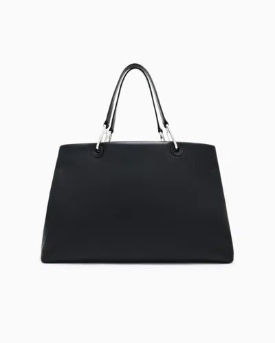 Emporio Armani Large Nappa Leather Myea Shopper Bag