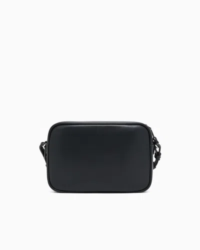 Emporio Armani Leather Camera Case With Shoulder Strap