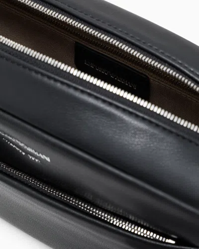 Emporio Armani Leather Camera Case With Shoulder Strap