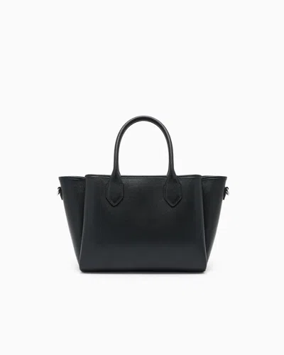 Emporio Armani Medium Shopper Bag With Palmellato Finish