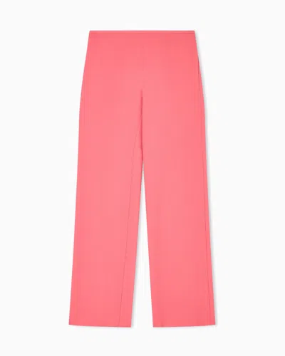 Emporio Armani Cady Crêpe Palazzo Trousers