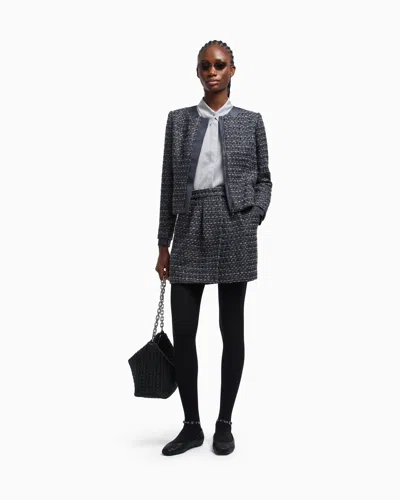 Emporio Armani Shirt With Chevron Motif Print