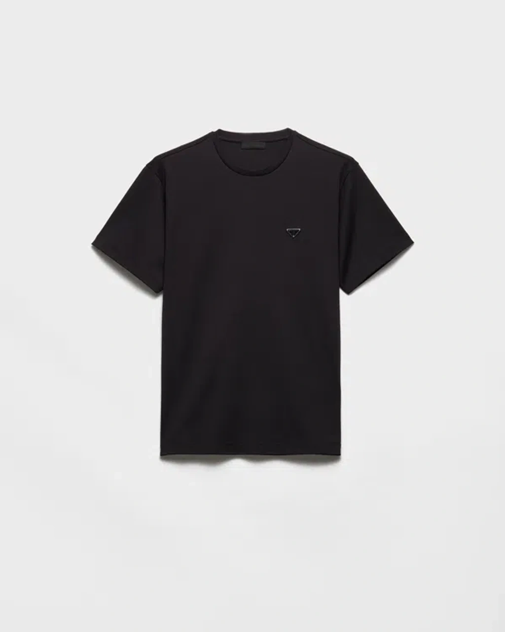 Prada Technical-jersey T-shirt In Black | ModeSens