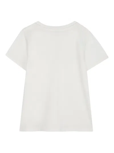 Michael Kors Logo-print T-shirt In Neutral