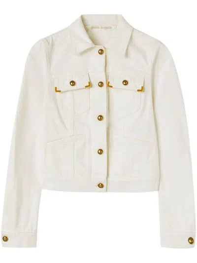 Palm Angels Jackets In White