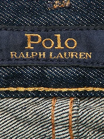 Pre-owned Polo Ralph Lauren Straight-leg Jeans In Blue