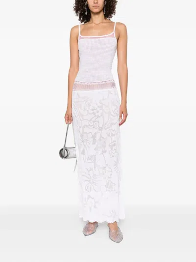 Roberta Einer Delicate Maxi Dress In White