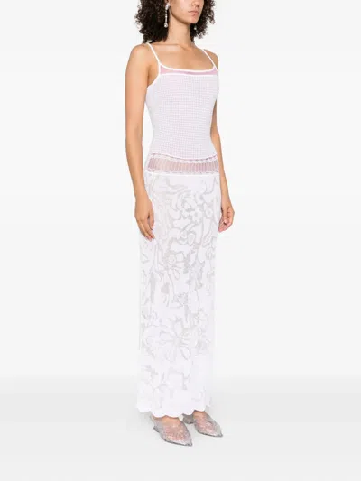 Roberta Einer Delicate Maxi Dress In White