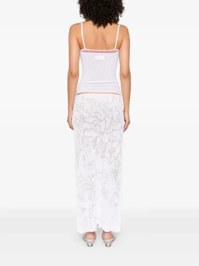 Roberta Einer Delicate Maxi Dress In White