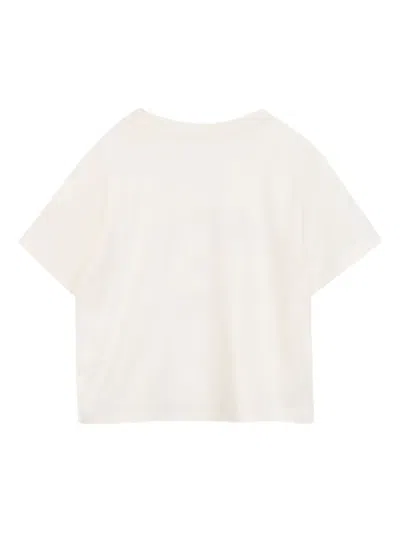 Zadig & Voltaire Logo-print T-shirt In Neutral
