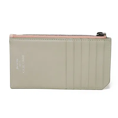 Pre-owned Jimmy Choo Pink Leather Coin Purse/coin Case ()