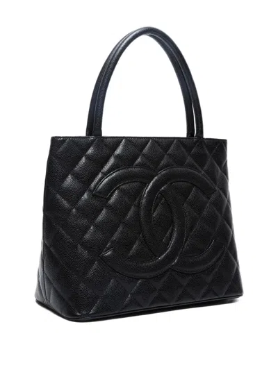 Pre-owned Chanel 2005-2006 Medallion Cc Mark Tote Bag