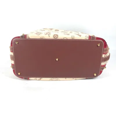 Pre-owned Loewe Beige Canvas Leather Shoulder Bag ()