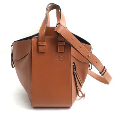 Pre-owned Loewe Hammock Silver Leather Shoulder Bag ()