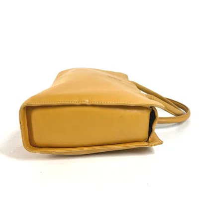 Pre-owned Loewe Yellow Leather Handbag Tote Bag ()